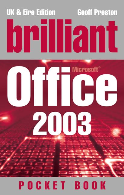 Brilliant Office 2003 Pocketbook (Brilliant Pocket Book) by Joe Habraken