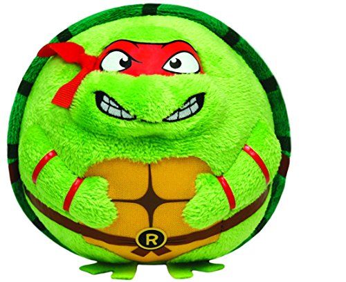 Ty Beanie Ballz Raphael Mask, Medium/Red