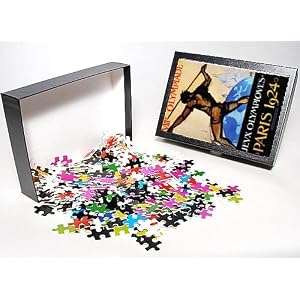 Photo Jigsaw Puzzle of OLYMPIC GAMES, 1924. The offical poster for the 1924 Olympic Games at Paris from Granger Art on Demand