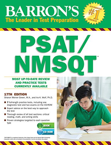 Barron's PSAT/NMSQT with CD-ROM, 17th Edition by Ira K. Wolf Ph.D.