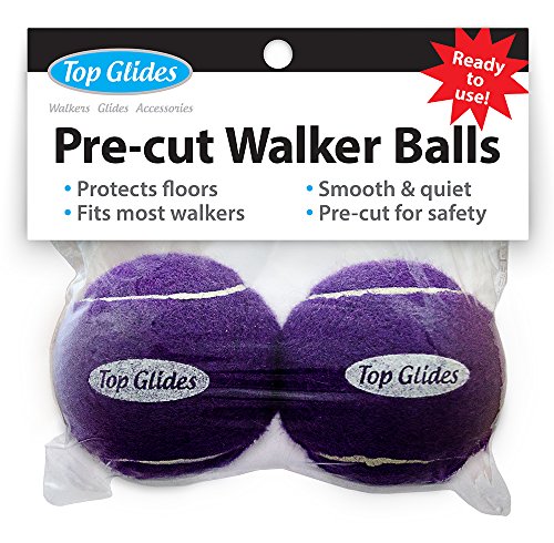 Pre-cut Walker Glide Balls - 15 Colors & Styles (Purple)