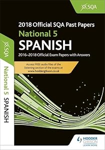 National 5 Spanish 2018-19 SQA Past Papers with Answers