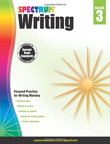 Spectrum Writing, Grade 3 by Spectrum 
			
			
		
		
		
       	 
       		
       			(Compiler)