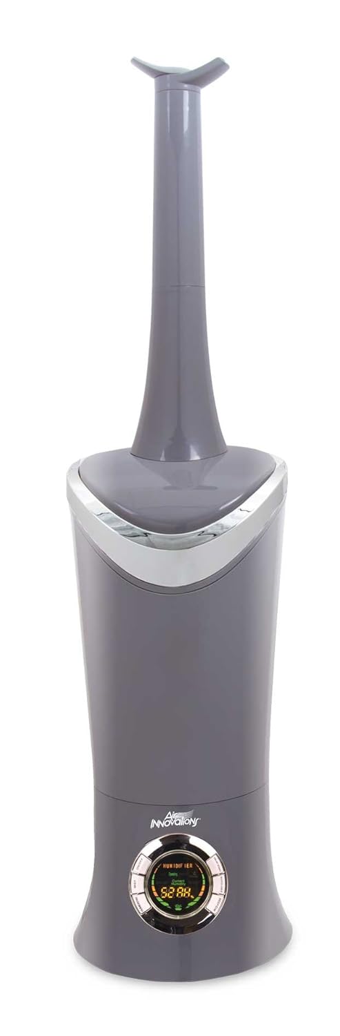 

Air Innovations Clean Mist Smart Humidifier with Remote Control and 96-Hour Run Time (MH-701B) - Platinum