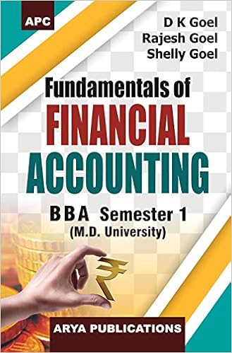 Fundamentals of Financial Accounting Semester I of BBA  by Rajesh Goel (Author), Shelly Goel (Author), D.K. Goel (Author)