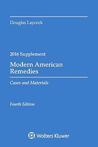 Modern American Remedies Supplement 2016: Cases and Materials