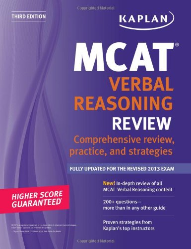 Kaplan MCAT Verbal Reasoning Review Notes (Kaplan MCAT Verbal Reasoning & Writing) by Kaplan