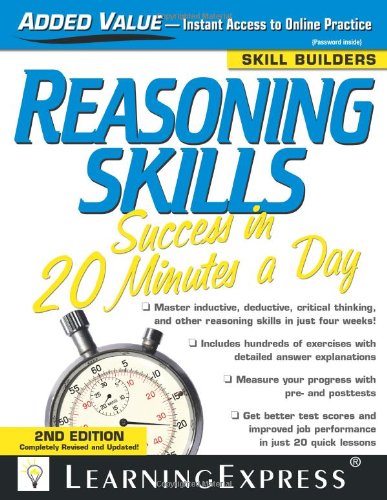 Reasoning Skills Success in 20 Minutes a Day by LearningExpress Editors