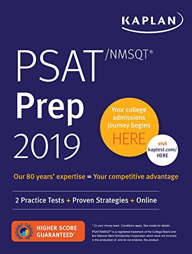 PSAT/NMSQT Prep 2019: 2 Practice Tests + Proven Strategies + Online by Kaplan Test Prep