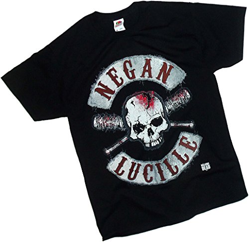 Negan -- Lucille -- Skull Logo -- The Walking Dead T-Shirt