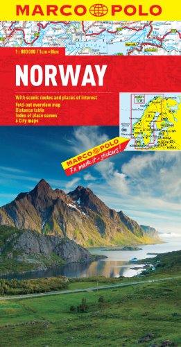 Algopix Similar Product 20 - Norway Marco Polo Map (Marco Polo Maps)