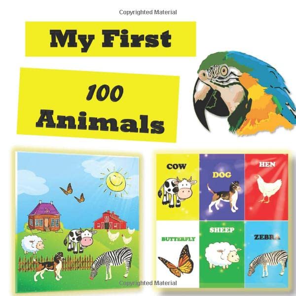 My First 100 Animals: Discover And Learn The Animal World (Inglés - Español para Niños) by MAHER BEN