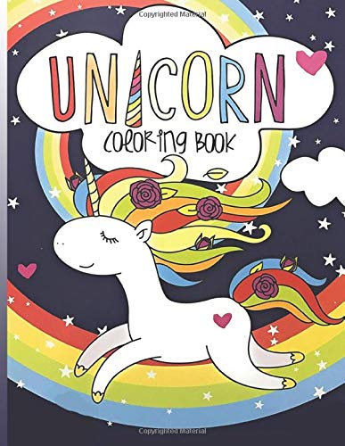 Unicorn Coloring Book by Miss Freind