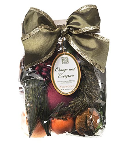 Aromatique 14 Oz Bag Decorative Potpourri - Orange & Evergreen