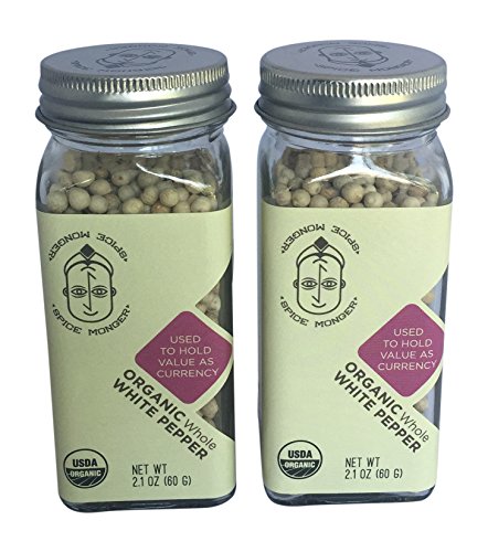 Algopix Similar Product 12 - Spice Monger White Pepper Whole 21 OZ