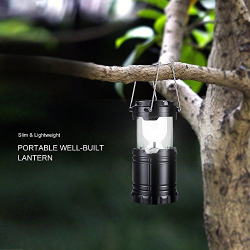 Pictek Portable Camping Lantern, Black - Image 3