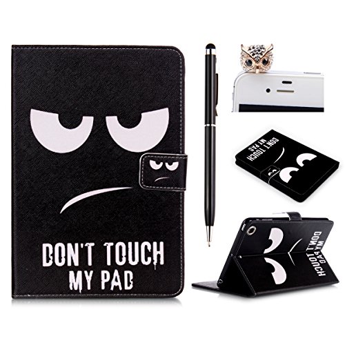 iPad Mini 3 Funda,iPad Mini 2 Funda,iPad Mini Funda - Felfy iPad mini 1/2/3 Negro Eye Don't touch my pad...