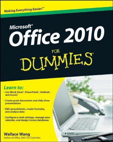 Office 2010 For Dummies by Wallace Wang