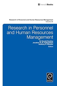 Research in Personnel and Human Resources Management by M. Ronald Buckley