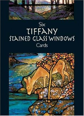Six Tiffany Stained Glass Windows Cards