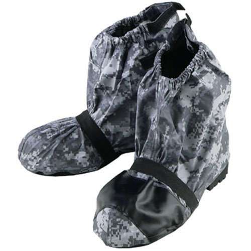 リード工業(LEAD) Landspout ハイカットタイプ 雨天用シューズカバー ハーフソール 迷彩柄 /フリーサイズ RW-051B