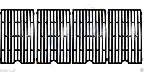 Vermont Castings Gas Grill Cast Iron Porcelain Coated Cooking Grates Set of 4 Grates 9 1/16 x 16 7/16