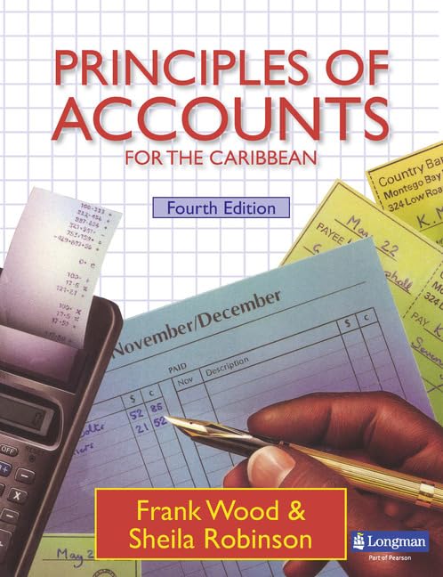 Principles of Accounts for the Caribbean Student's Book by Sheila I. Robinson