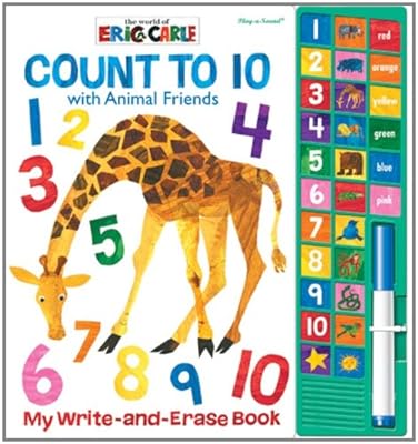 Eric Carle: Count to 10 with Animal Friends Write and Erase Book: Play-a-Sound