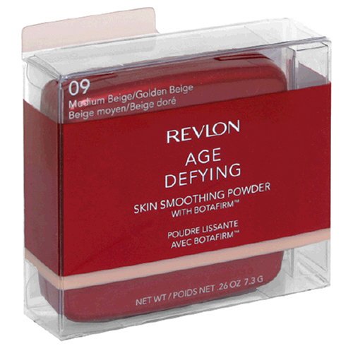 Revlon Age Defying Skin Smoothing Powder with Botafirm, Medium Beige/Golden Beige 09, 0.26 Ounce