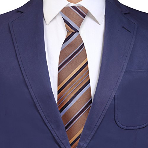 Algopix Similar Product 17 - YG CID00811 Brown Wedding Ties Men