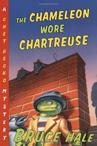 The chameleon wore chartreuse