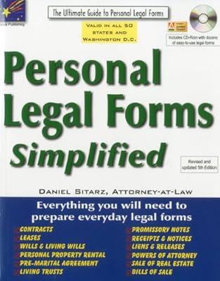 Personal Legal Forms Simplified: The Ultimate Guide to Personal Legal Forms