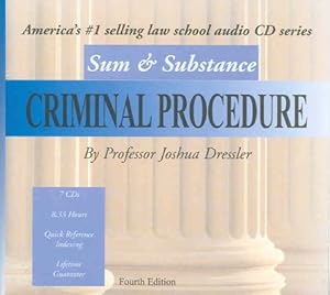 Sum & Substance Audio on Criminal Procedure, (CD) by Joshua Dressler