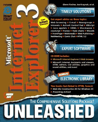 Microsoft Internet Explorer 3 0 Unleashed by Glenn Fincher