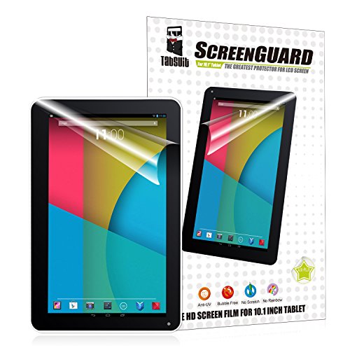 TabSuit® 3 Pack Ultra-Clear of High Definition (HD) Screen Protectors for Dragon Touch A1/ A1X/ A1X Plus and more 10'' Android Tablet