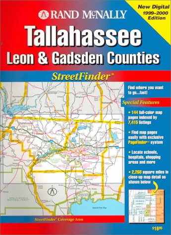 Rand McNally Tallahassee Leon & Gadsden Counties Streetfinder by Rand McNally and Company
