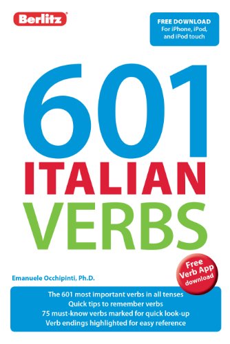 601 Italian Verbs (601 Verbs) by Berlitz Publishing