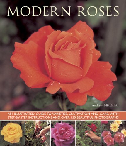 Modern Roses: An Illustrated Guide to Varieties, Cultivation and Care, with Step-by-Step Instructions and Over 150 Beautiful Photographs by Andrew Mikolajski
