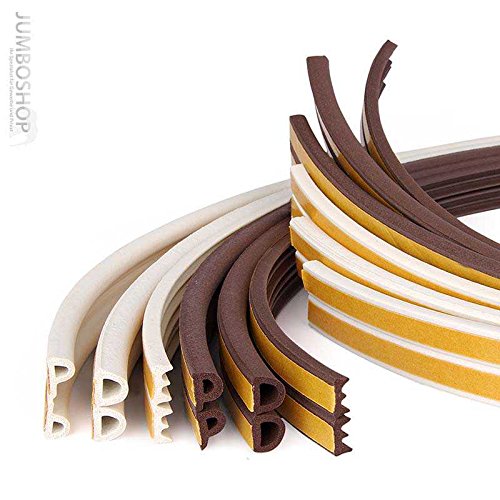 Guarnizione A Spazzola Autoadesiva 15m - Paraspifferi Nero 9x9mm Per Isolare Finestre E Porte Da Polvere, Rumore E Insetti - Foto 2