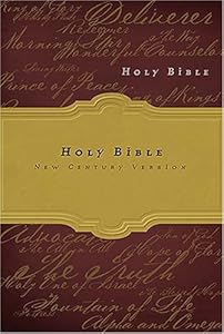 Holy Bible: New Century Version, Dark Red Imitation Suede
