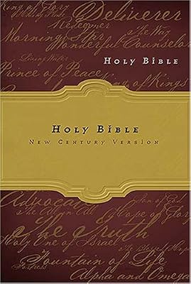 Holy Bible: New Century Version, Dark Red Imitation Suede