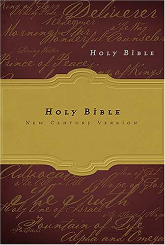 Holy Bible: New Century Version, Dark Red Imitation Suede by Anonymous