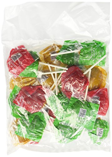 Tootsie Assorted Apple Orchard Caramel Apple Pops, 1 lb Bag in a BlackTie Box
