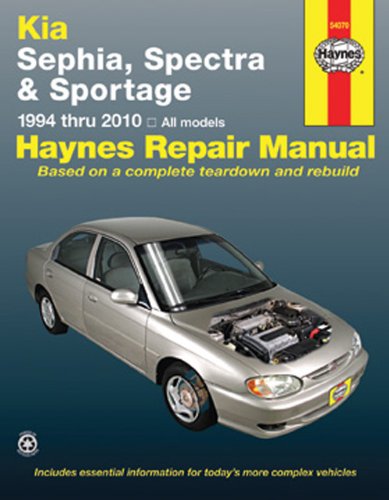 Kia Sephia, Spectra & Sportage automotive repair manual (Haynes automotive repair manual series) by Haynes