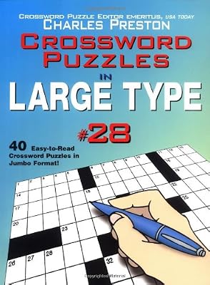 Crossword Puzzles in Large Type #28