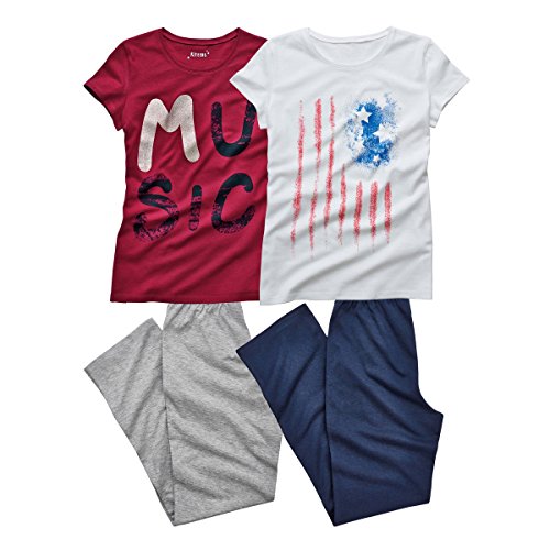 

R Edition Shopping Prix Big Girls Pack Of 2 Printed Jersey Pyjamas