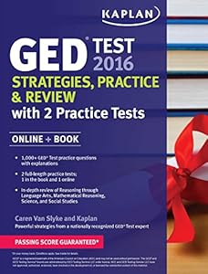 Kaplan GED Test 2016 Strategies, Practice, and Review: Online + Book