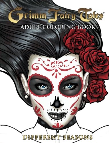 Grimm Fairy Tales Adult Coloring Book Different Seasons