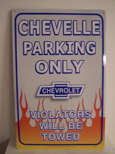 Algopix Similar Product 11 - Chevelle Parking Only Metal Sign