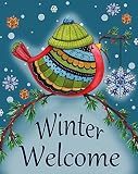 Winter Welcome Bird House Flag Decorative Winter by Briarwood Lane 28